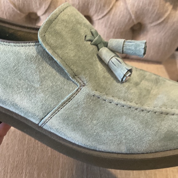 Hush Puppies EUC Suede Lt. Green Women’s Loafers - SZ 9 Perfect for Fall! - Picture 15 of 15